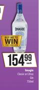 Imagin Classic Or Citrus Gin-750ml Each
