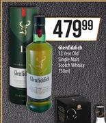 Glenfiddich 12 Year Old Single Malt Scotch Whisky-750ml