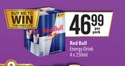 Red Bull Energy Drink-4 x 250ml Per Pack