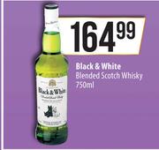 Black & White Blended Scotch Whisky-750ml