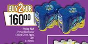 Flying Fish Pressed Lemon Or Chilled Green Apple-For 2 x 6 x 500ml