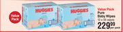 Huggies Value Pack Pure Baby Wipes 12 x 56 Wipes-Per Pack