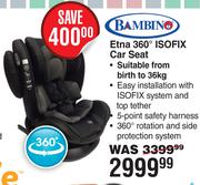 Bambino Etna 360 Degree ISOFIX Car Seat