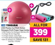 Trojan USN Phedra Cut Multi Action Slimpack Plus Trojan Yoga Combo