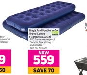 Campmaster Single & Double Airbed Combo F03910BK030D2