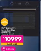 Defy Gemini Eye Level Oven Blue MDB0775