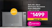 Defy 30Ltr Silver Electronic Microwave Oven DM0390