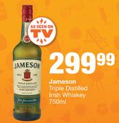 Jameson Triple Distilled Irish Whisky-750ml