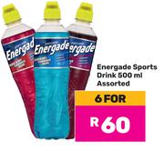 Energade Sports Drink Assorted-For 6 x 500ml