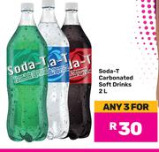 Soda-T Carbonated Soft Drink-For Any 3 x 2Ltr