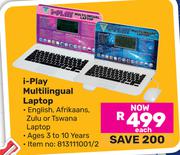 i-Play Multilingual Laptop 813111001/2-Each