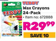 Teddy Wax Crayons 24-Pack 672888