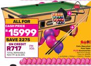 Easi Eight Coin Operated Pool table Plus Accessories-All For