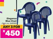 Elegance Blue Chair-For Any 3