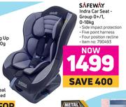 Safeway Indra Car Seat Group 0+/1, 0-18kg