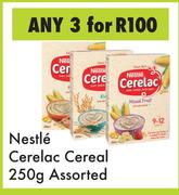 Nestle Cerelac Cereal Assorted-For Any 3 x 250g