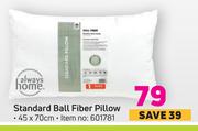 Always Home Standard Ball Fiber Pillow-45 x 70cm