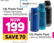 Mainstays 1.8Ltr Plastic Flask-Each
