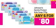 Johnson's Gentle Protect Kids Soap-For Any 6 x 175g