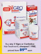 Vigro Or Controlice Hair Treatments-Each