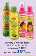 African Pride Hair Care Products-Each