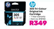 HP 305 Tri-Color Originsl Ink Cartridge