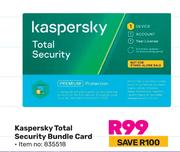 Kaspersky Total Security Bundle Card