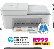 HP DeskJet Plus 4120 3-In-1 Colour Printer 