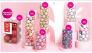 25 Pack 6cm Baubles-Each