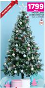 180cm Cones & Berries Tree