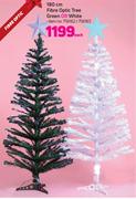 180cm Fibre Optic Tree Green Or White-Each