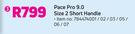 Pace Pro 9.0 Size 2 Short Handle