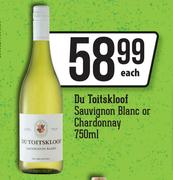 Du Toitskloof Sauvignon Blanc Or Chardonnay-750ml Each