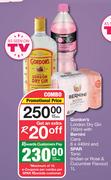 Gordon's London Dry Gin 750ml With Bernini Cans 6 x 440ml-Per Combo