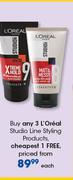 L'Oreal Studio Line Styling Products-Each
