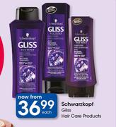 Schwarzkopf Gliss Hair Care Products-Each