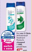 Clicks Anti-dandruf Treatment Products-Each
