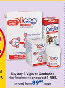 Vigro Or Controlice Hair Treatments-Each