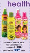 African Pride Hair Care Products -Each
