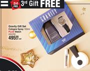 Gravity Gift Set Cologne Spray-100ml Per Set