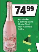 Annabelle Sparkling Wine Cuvee Rose Non Alcoholic-750ml