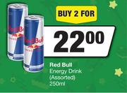 Red Bull Energy Drink Assorted-For 2 x 250ml