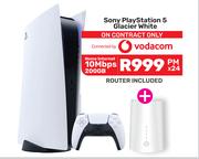 Sony PS5 Glacier White-Home Internet 10 Mbps 200GB