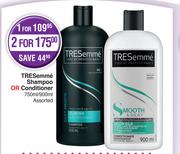 TRESemme Shampoo Or Condtioner-750ml/ 900ml Assorted