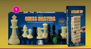 Group Chess Board Set Or Stack Up Wooden Game-Each