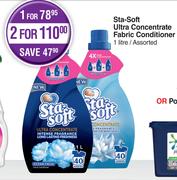 Sta Soft Ultra Concentrate Fabric Conditioner Assorted-1L