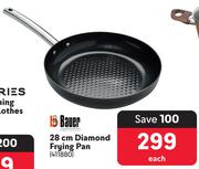 Bauer 28cm Diamond Frying Pan