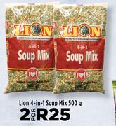 Lion 4 In 1 Soup Mix-For 2 x 500g
