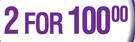 Equal Low Kilojoule Sweetener 100 Sticks-For 2