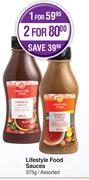 Lifestyle Food Sauces Assorted-For 2 x 375g